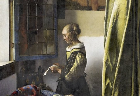 Brieflesendes Mädchen von Vermeer