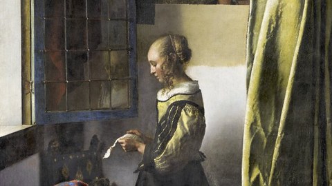 Brieflesendes Mädchen von Vermeer