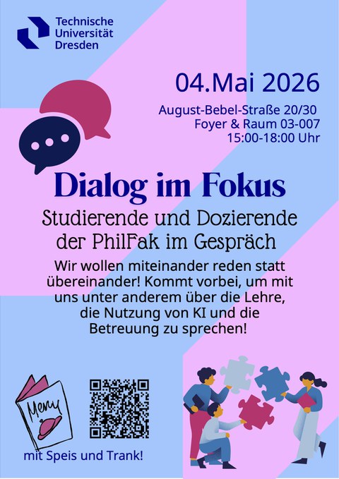 Poster Dialog im Fokus