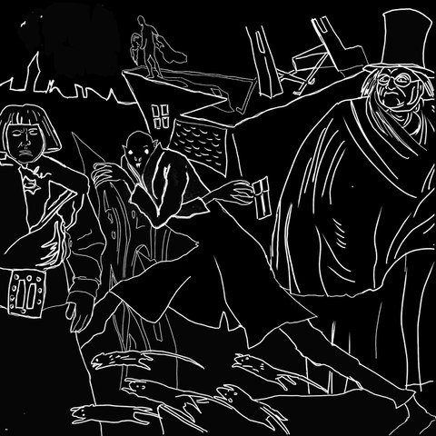 Im Cabinet des Dr. Caligari Ankündigung