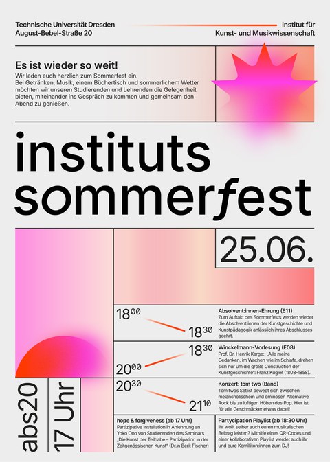 Poster Sommerfest