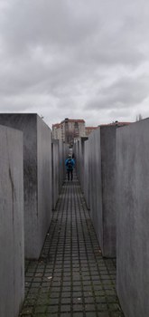 Fotografie des Holocaust Mahnmals in Berlin 