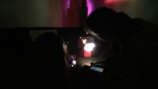 Fotografie einer Lichterprobung
