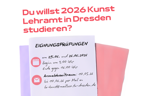 Grafik mit Datenübersicht für die Termine der Eignungsprüfungen im Sommersemester 2026