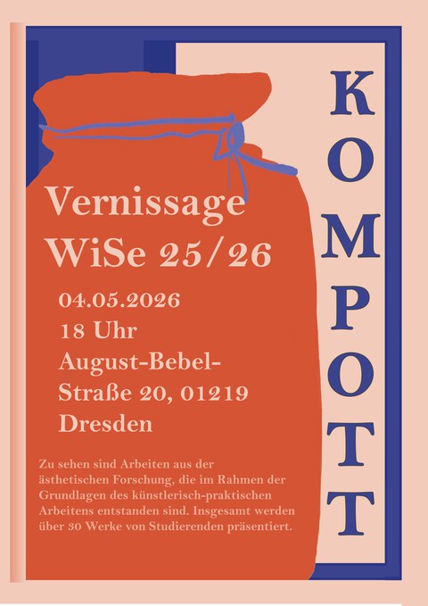 Plakat der Ausstellung Kompott