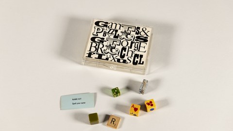 Georg Brecht & George Maciunas, Games & Puzzles by George Brecht Fluxus CL. Name Kit, 1965
