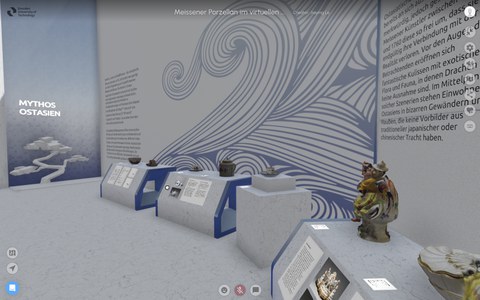Exponate der virtuellen Ausstellung "Meissener Porzellan im virtuellen Fokus"