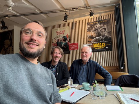 Meeting im Cafe Garbo