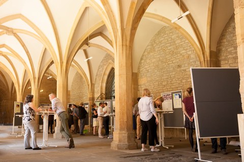 Präsentationen in der Kunigundenhalle in Erfurt