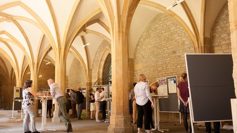 Präsentationen in der Kunigundenhalle in Erfurt