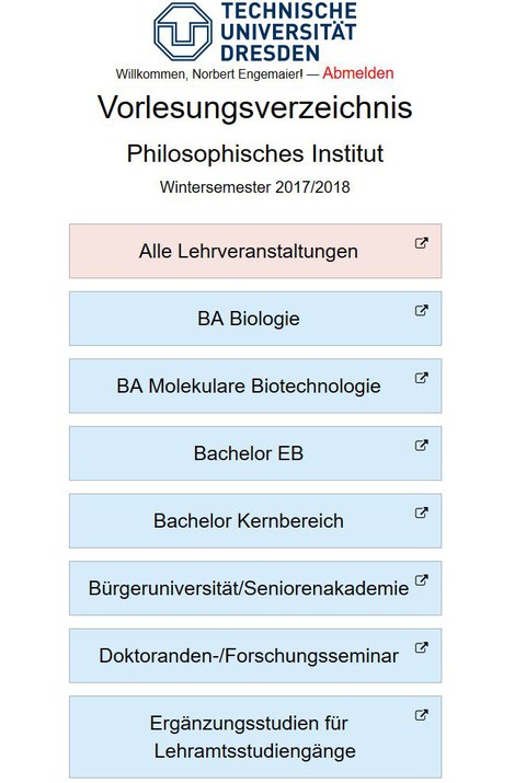 Bild des Vorlesungsverzeichnisses