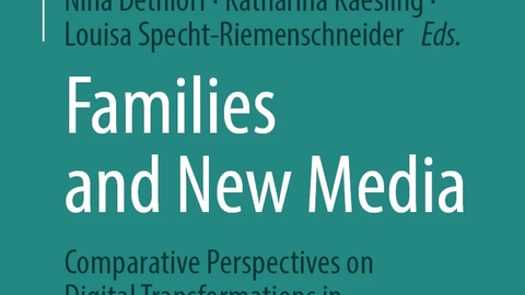 ein Titelblatt mit der Schrift "Families and New Media"