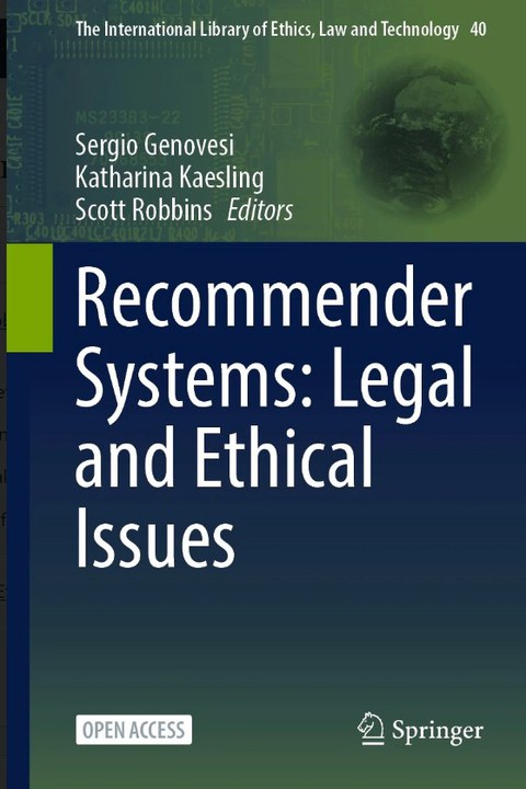 Cover Edited Volume on Recommender Systems