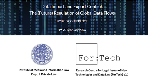 Data Import and Export Control: The (Future) Regulation of Global Data Flows   HYBRID CONFERENCE