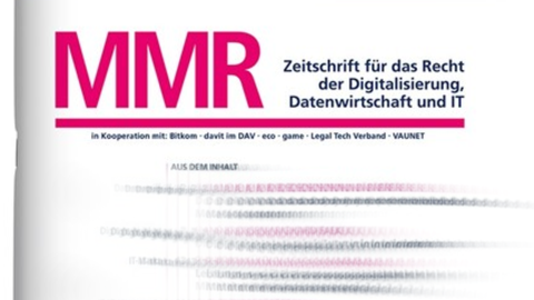 Logo der Zeitschrift MMR