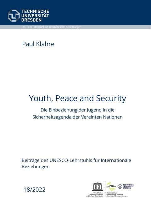 Buchcover Youth, Peace and Security
