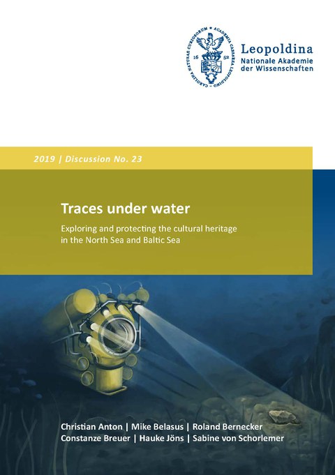 Buchcover Spuren unter Wasser englisch
