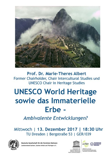 Vortragsankündigung
