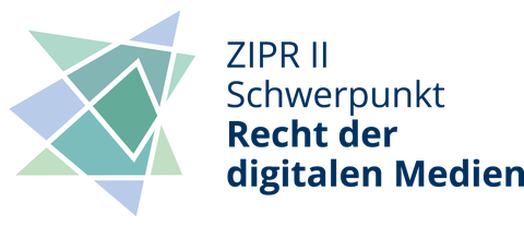 Logo des Zertifikatskurses mit dem Schwerpunkt Recht der digitalen Medien