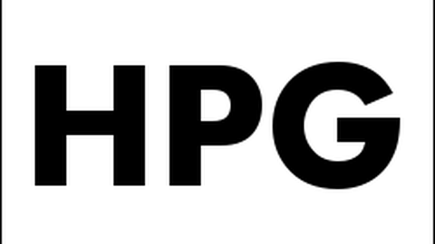 Logo der Helmuth Plessner Gesellschaft: HPG in großen Lettern