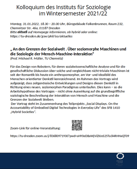 Ankündingung Müller