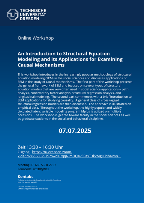 Online Workshop SEM