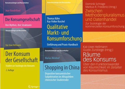 zu sehen ist eine Auswahl von Büchern aus der Buchreihe