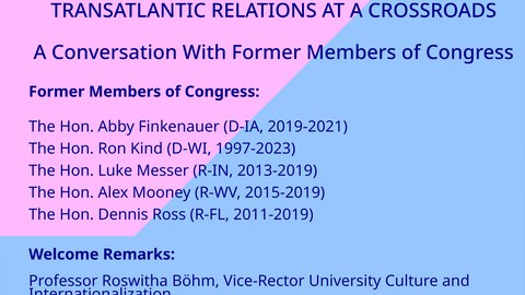 Flyer Transatlantic Relations at a Crossroad
