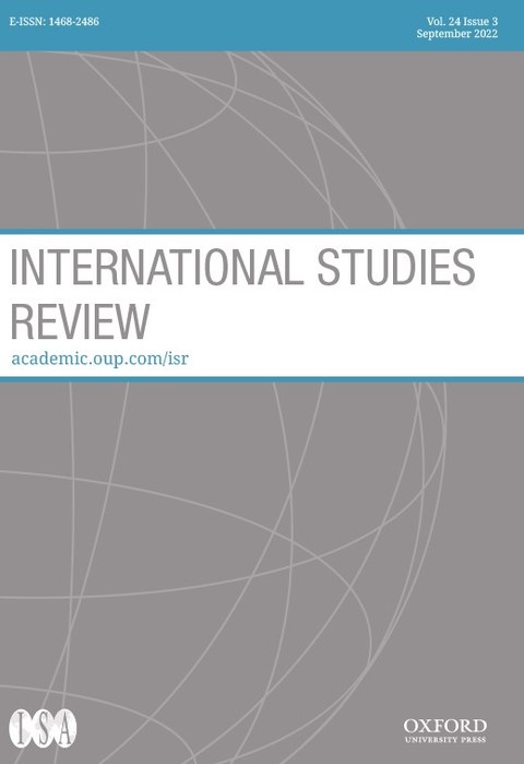 Cover of International Studies Review Journal