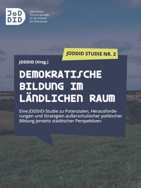 Cover der JoDDiD-Studie DEMOKRATISCHE BILDUNG IM LÄNDLICHEN RAUM 