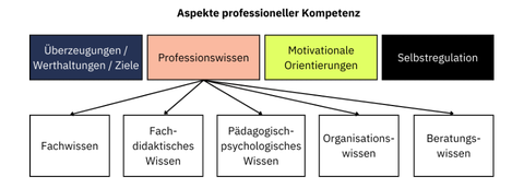 Abbildung zu professioneller Kompetenz