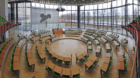 sächsischer Landtag von innen 
