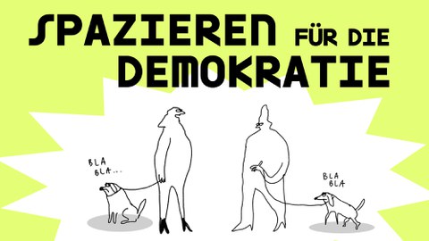 Spazieren für die Demokratie