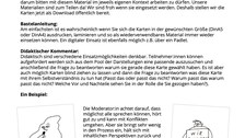 Anleitungskarte