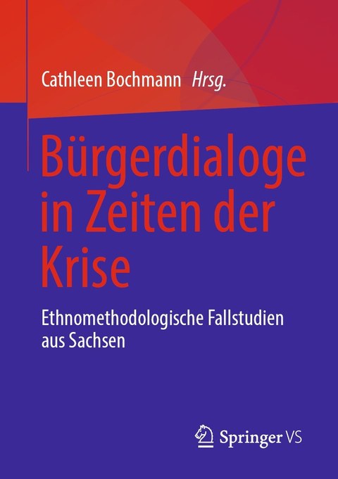Buchcover "Bürgerdialoge in Zeiten der Krise"