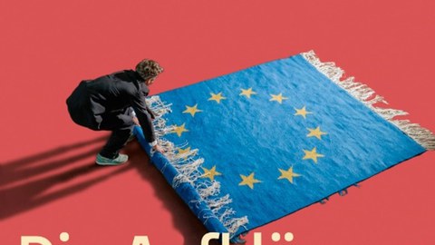 Buchcover des Buches von Nikita Dhawan "Die Aufklärung vor Europa retten. Kritische Theorien der Dekolonisierung". Das Design ist klar und modern, mit einer roten, einfarbigen Hintergrundfläche. Im Mittelpunkt steht der Titel in heller Schrift. 