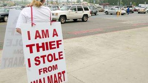 Bildstrafe Walmart