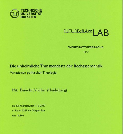 Werkstattgespräch mit Benedict Vischer