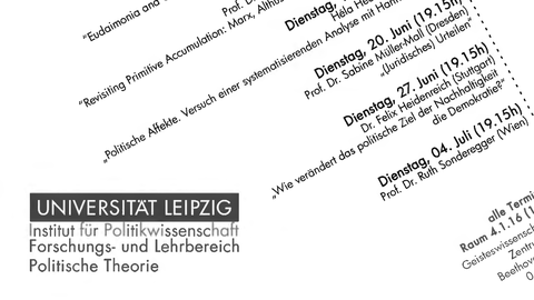Kolloquium Politische Theorie Leipzig
