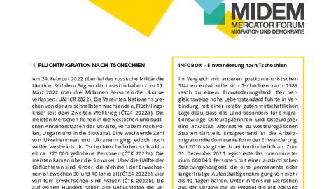 Policy Brief Tschechien