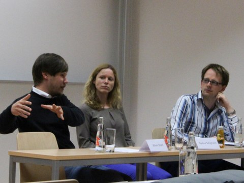 Panel V: The 'Hitchcock' Legacy mit Willem Strank, Nadine Seligmann und Wieland Schwanebeck