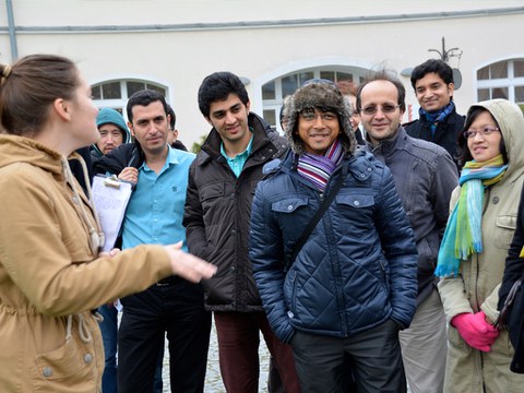 Führung durch den Gedenkort und die Jugendbegegnungsstätte Kreisau (Foto: C. Reichert)