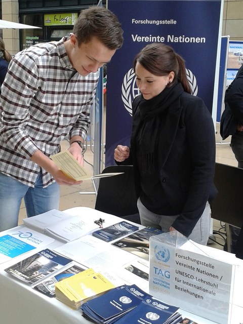 Präsentation der Forschungstelle am "Tag der Vereinten Nationen"
