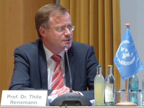 Podiumsdiskussion mit Prof. Dr. Thilo Rensmann