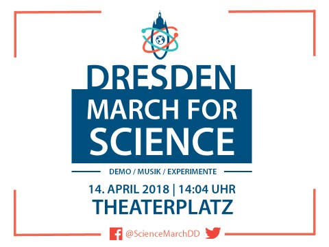 Logo Dresden March for Science 2018