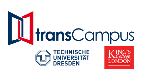 3 Logos: transCampus, TU Dresden, Kings College London