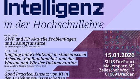 Das Bild zeigt das Programm des Schlaglichttages.