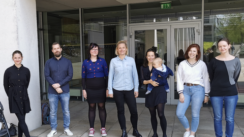 Gruppenbild GAP: von links nach rechts sind in dem Bild zu sehen: Stephanie Burger, Jonathan Biehl, Diana Heinbucher, Dr. phil. Jana Piper, Elfi Lange, Meike Scholz, Johanna Melia Beckmann