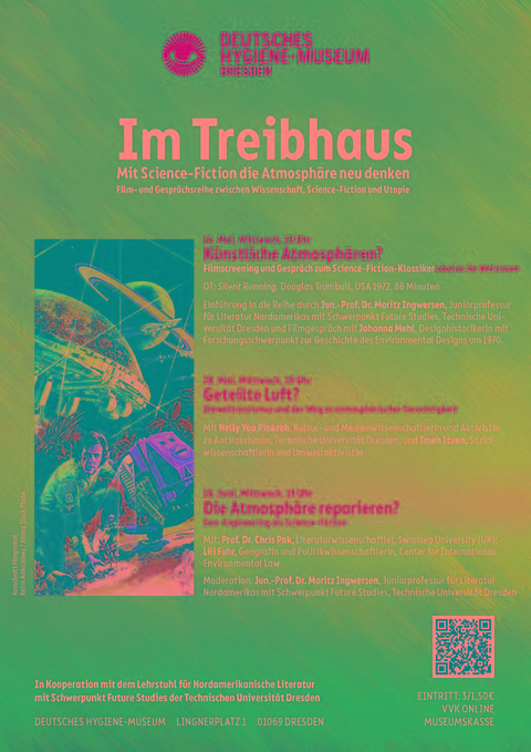 Plakat zur Veranstaltungsreihe "Im Treibhaus"