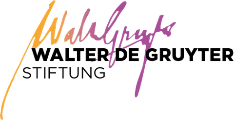 Logo der Walter De Gruyter Stiftung in Form einer Unterschrift